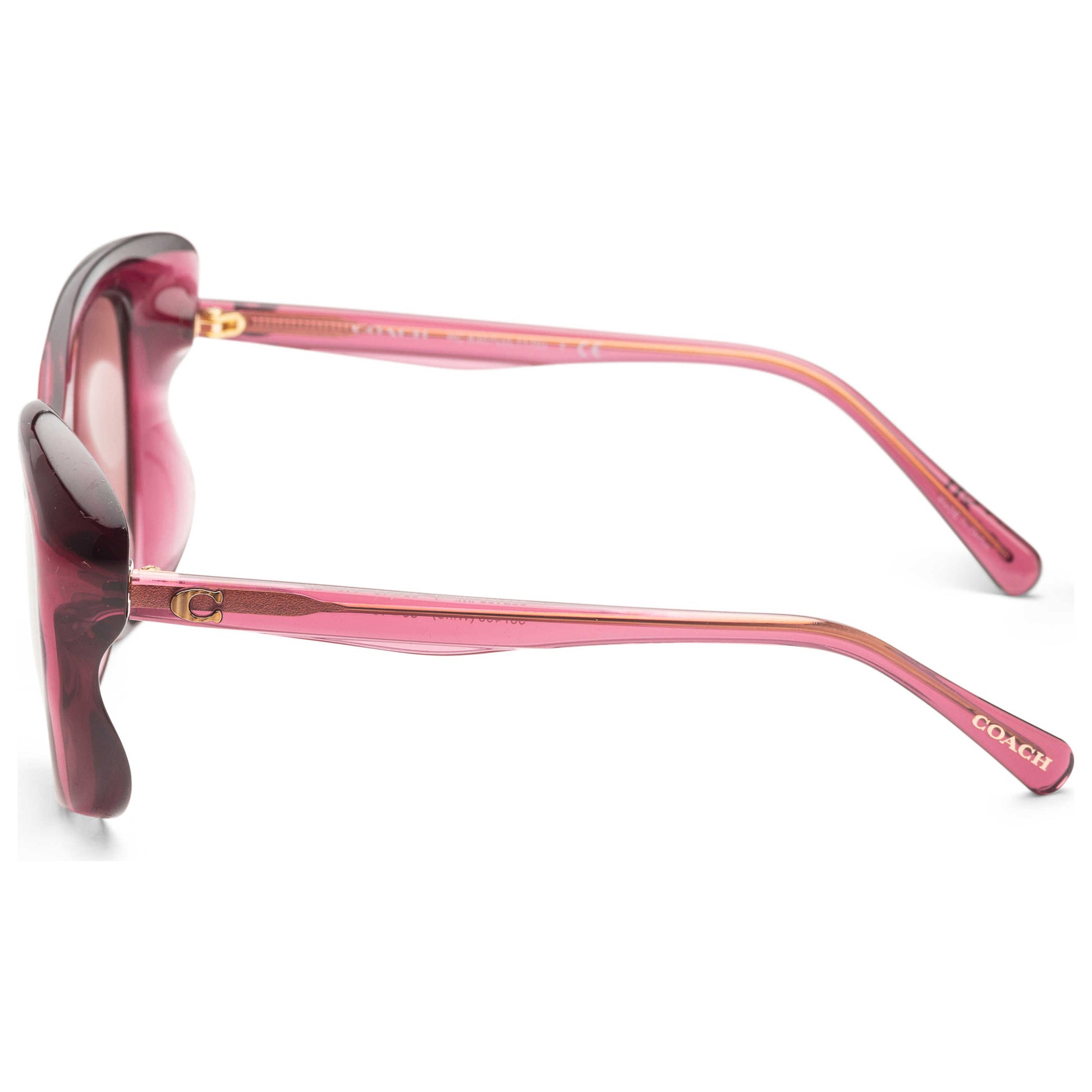 Left view of Coach Fashion Women's Sunglasses HC8307U-557469-55