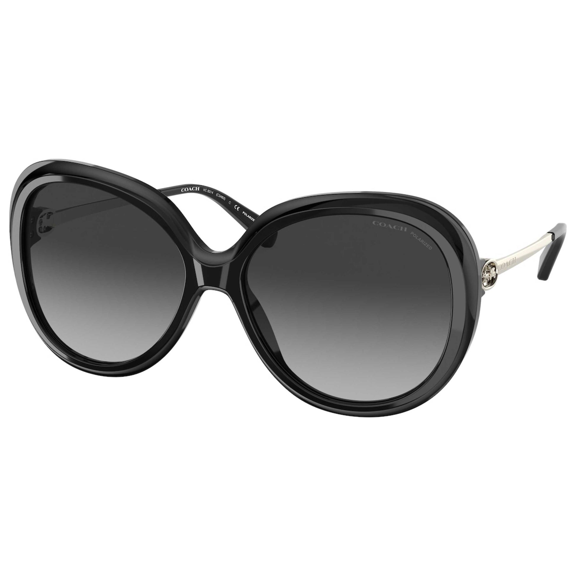 Front view of Coach Fashion Women's Sunglasses HC8314-50028G-59