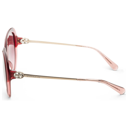 Left view of Coach Fashion Women's Sunglasses HC8314-55518H-59