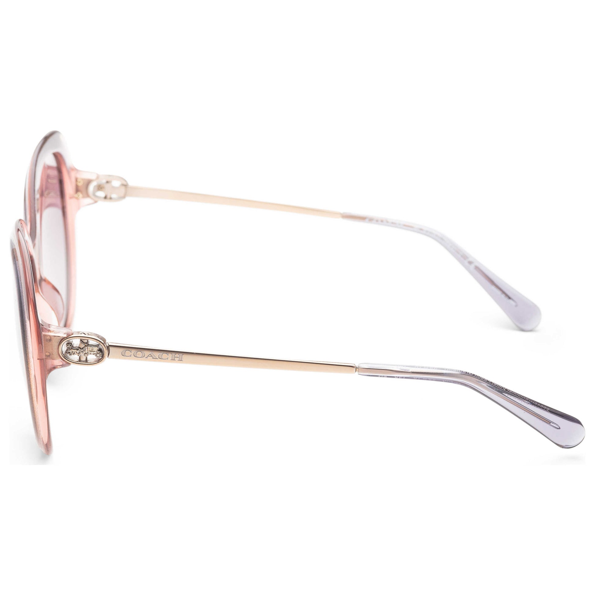 Left view of Coach Fashion Women's Sunglasses HC8314-55548H-59