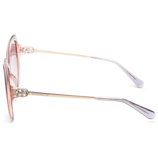Left view of Coach Fashion Women's Sunglasses HC8314-55548H-59