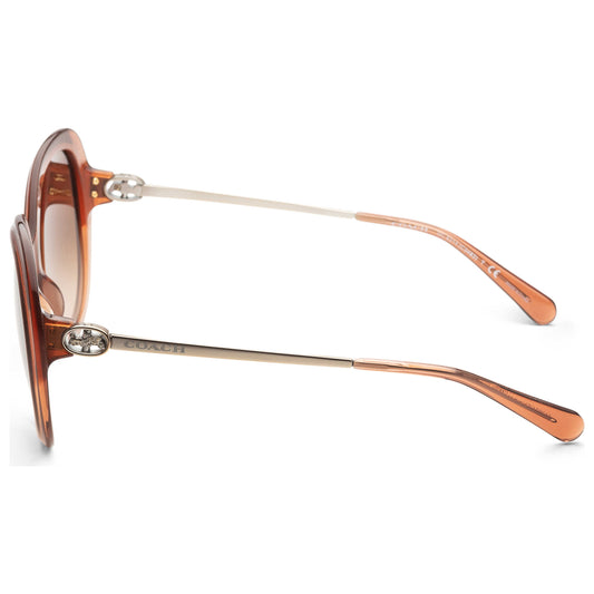 Left view of Coach Fashion Women's Sunglasses HC8314-563974-59