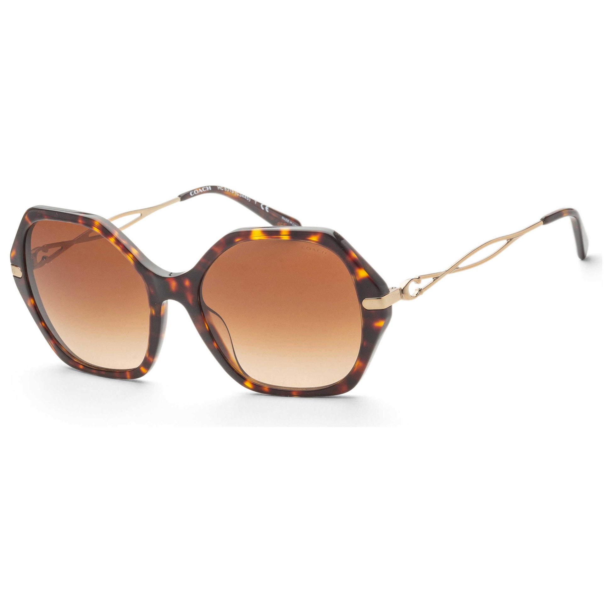 Front view of Coach Fashion Women's Sunglasses HC8315-512074-57