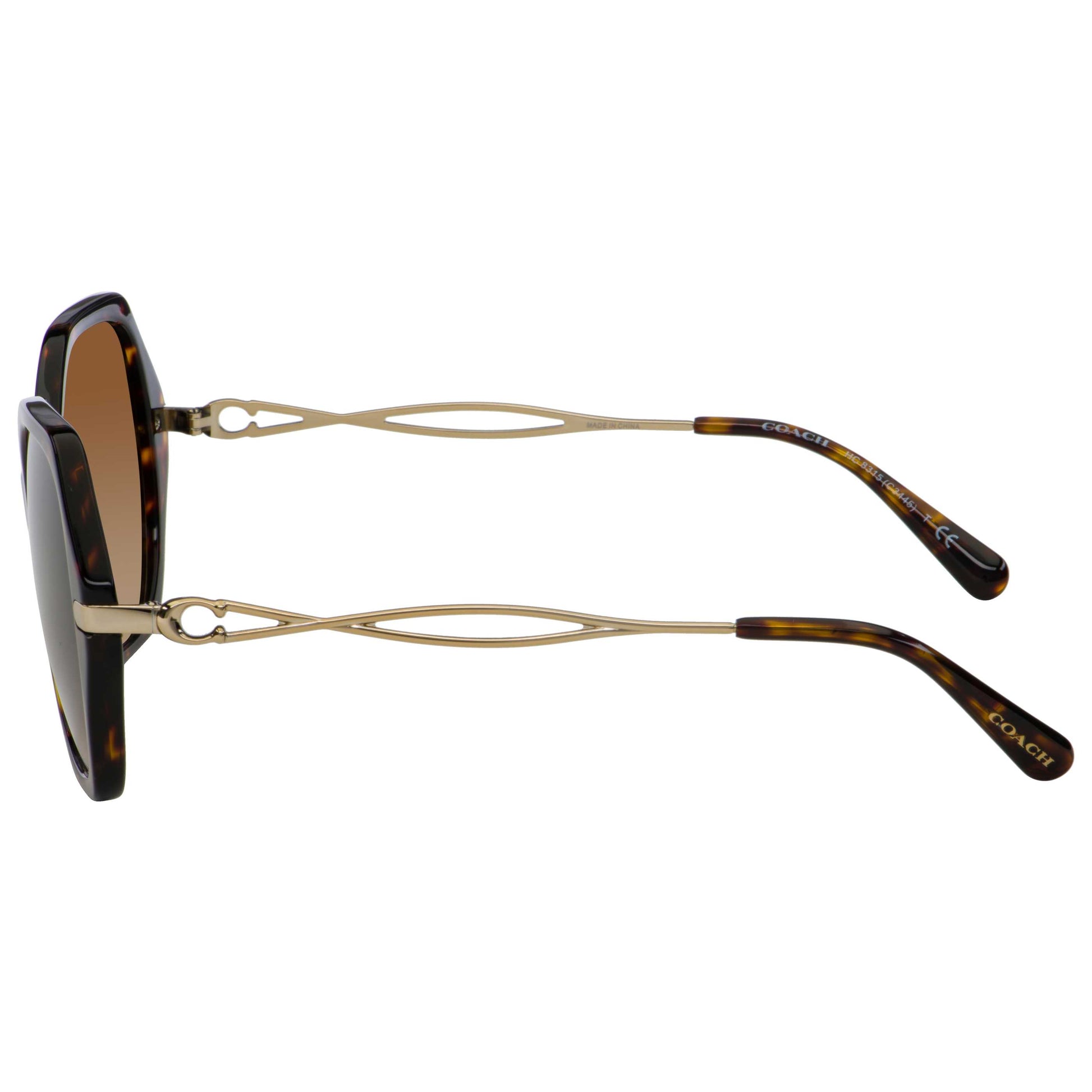 Right view of Coach Fashion Women's Sunglasses HC8315-512074-57