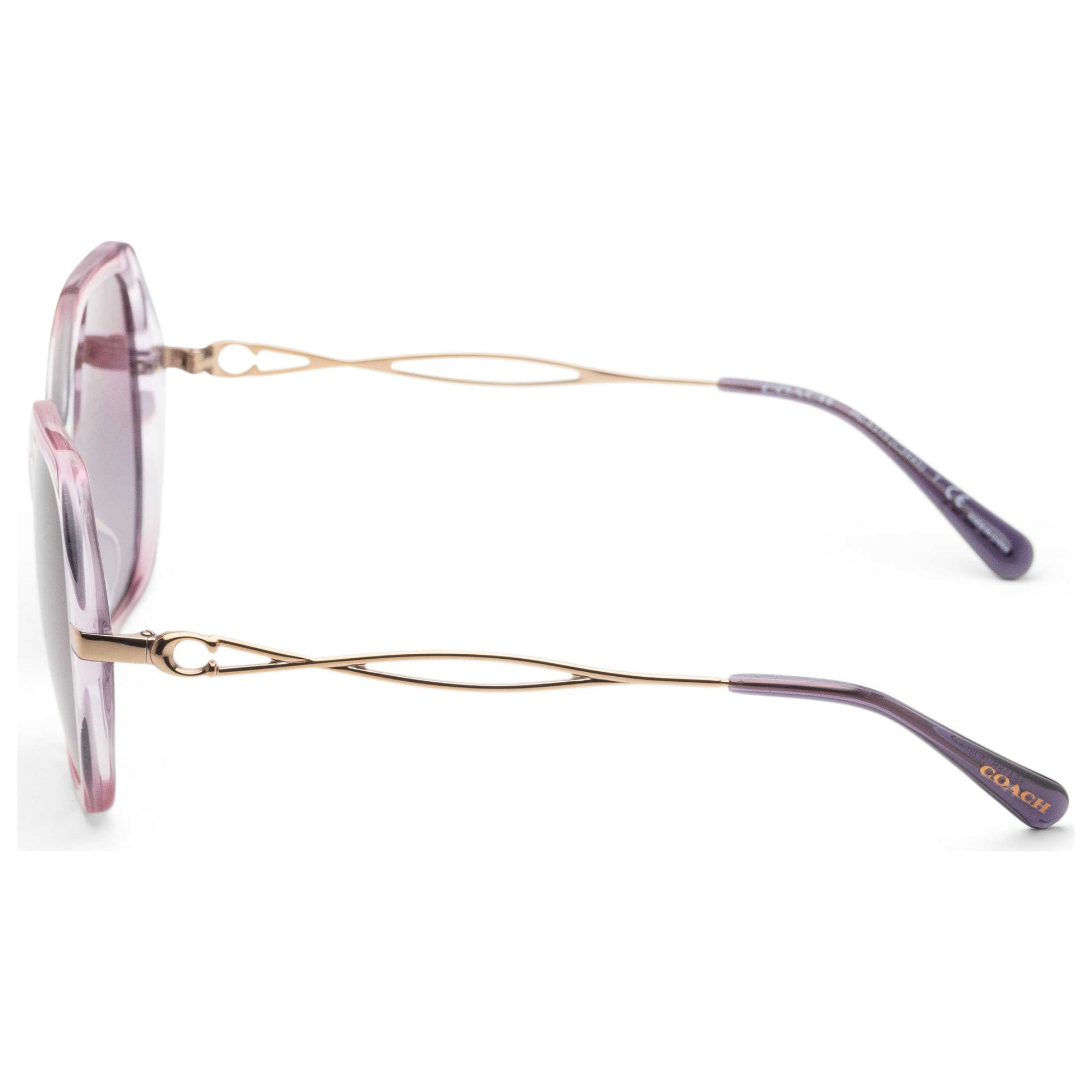 Left view of Coach Fashion Women's Sunglasses HC8315-56418H-57