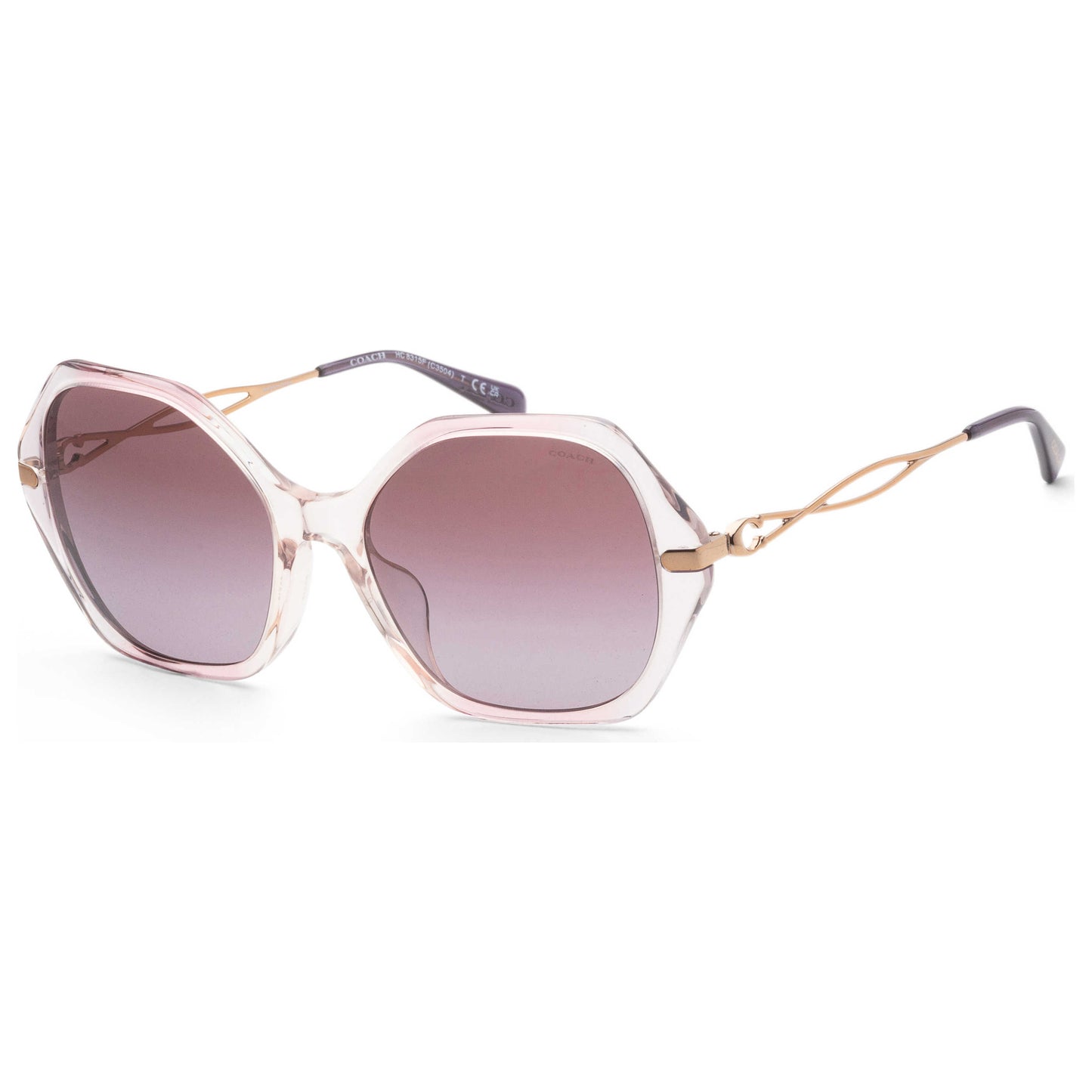 Front view of Coach Fashion Women's Sunglasses HC8315F-56418H-59