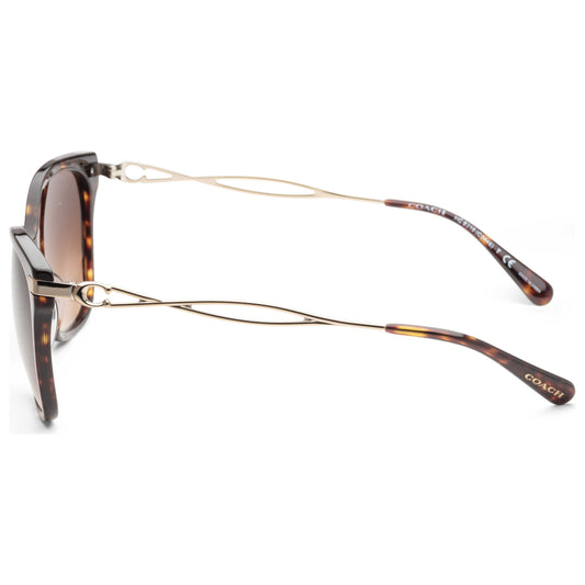 Left view of Coach Fashion Women's Sunglasses HC8316-512074-58