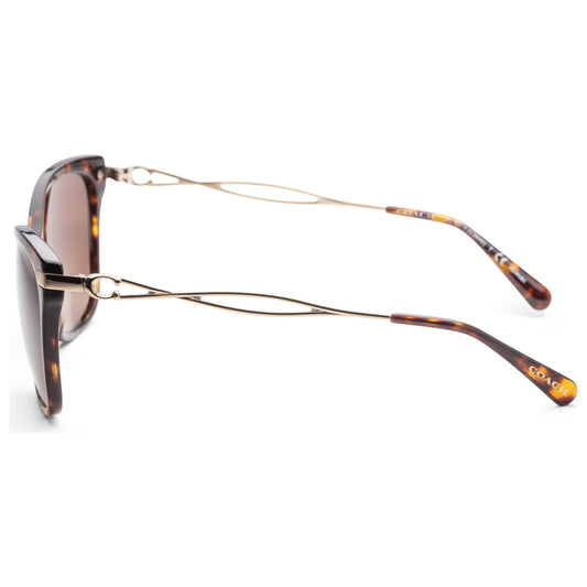 Left view of Coach Fashion Women's Sunglasses HC8316-5120T5-58