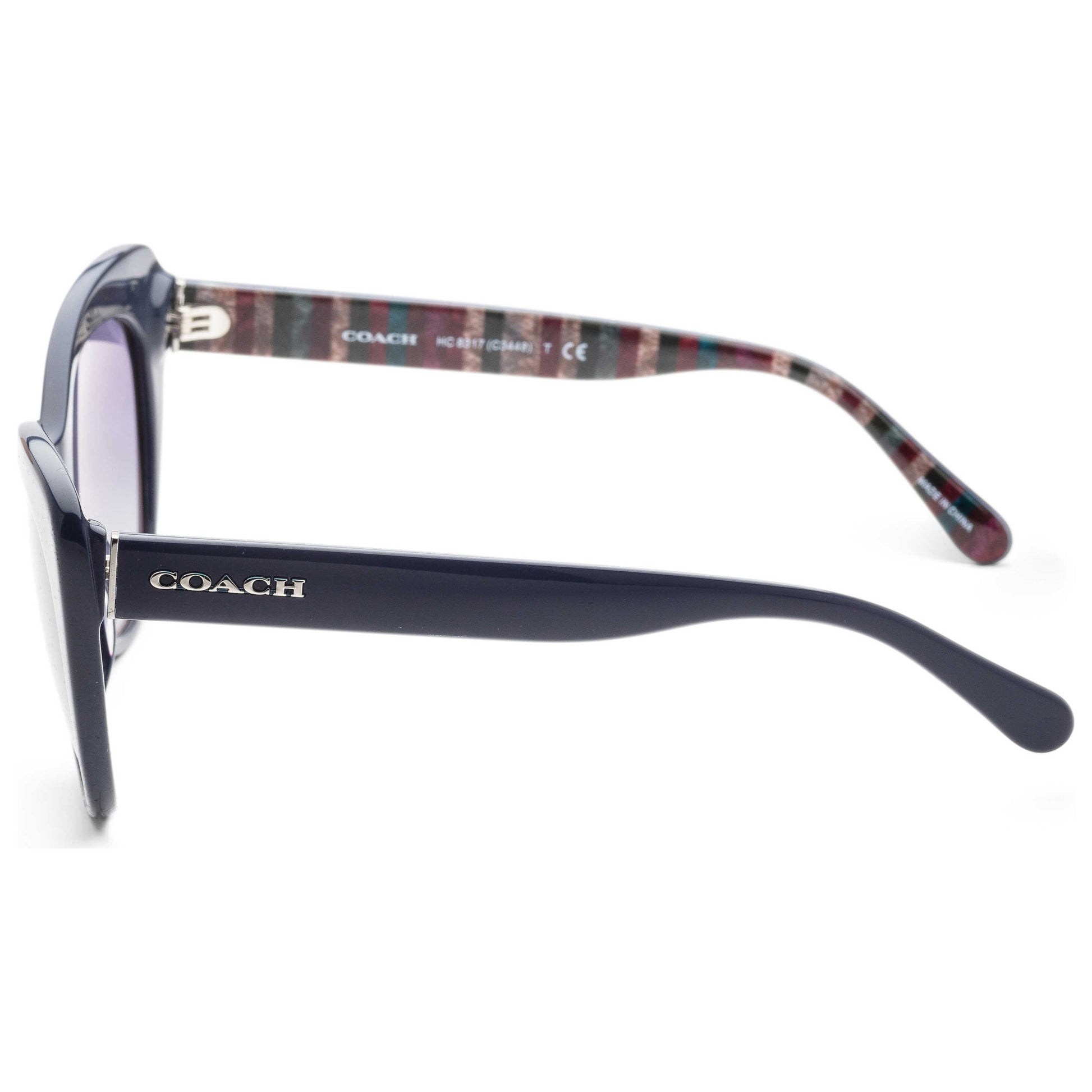 Left view of Coach Fashion Women's Sunglasses HC8317-56324L-54