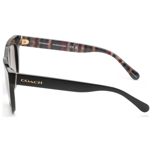 Left view of Coach Fashion Women's Sunglasses HC8318-50028G-52