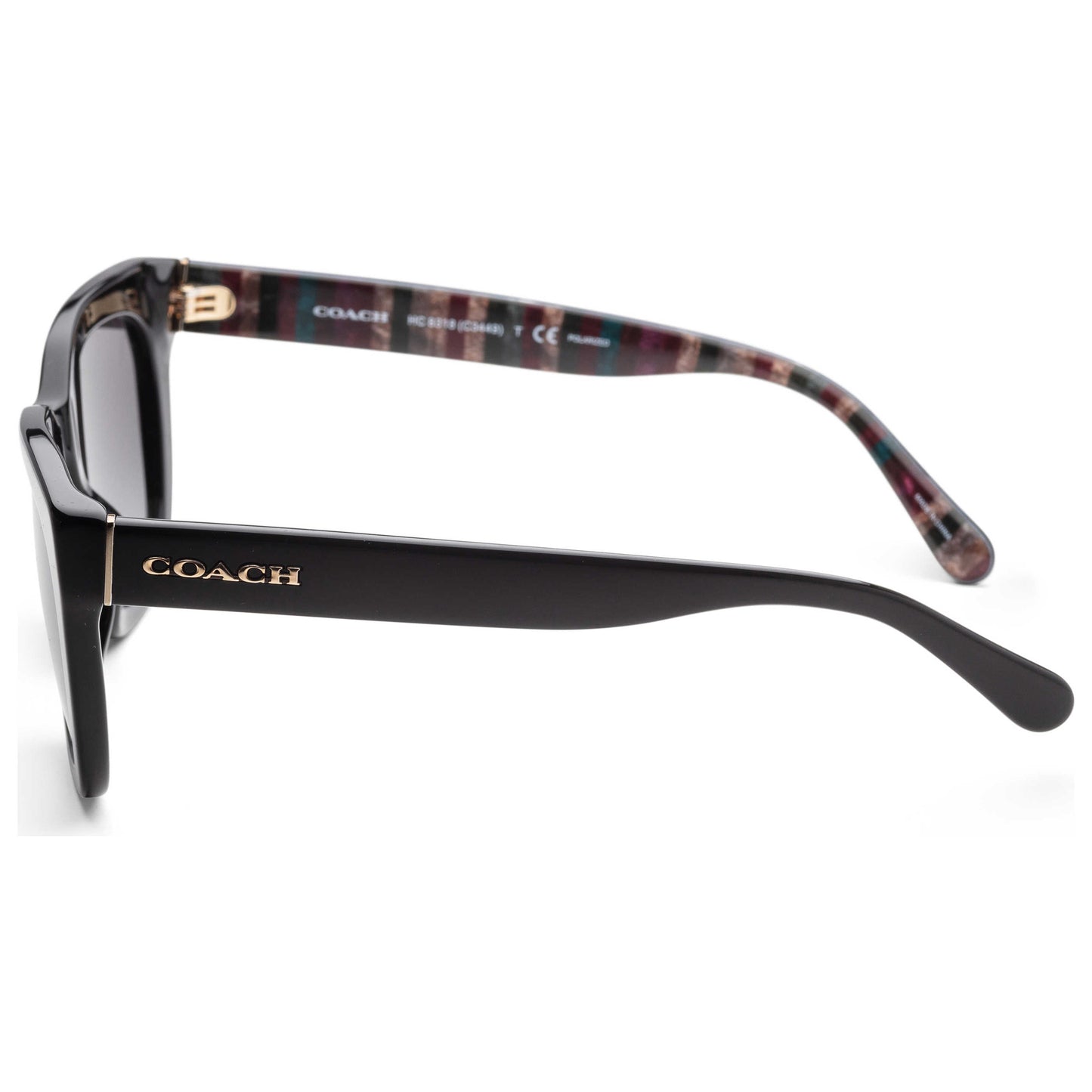 Left view of Coach Fashion Women's Sunglasses HC8318-5002T3-52