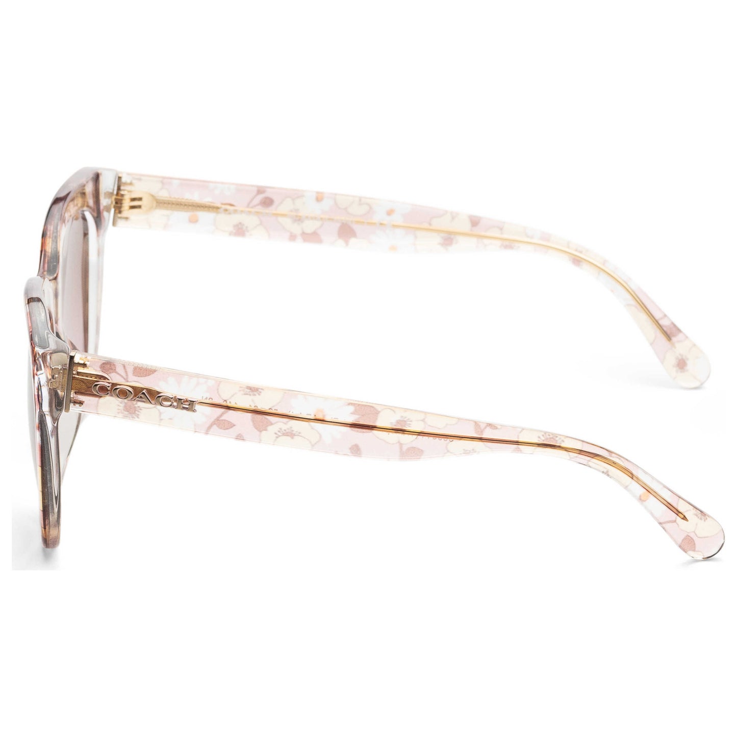 Left view of Coach Fashion Women's Sunglasses HC8318-569514-52