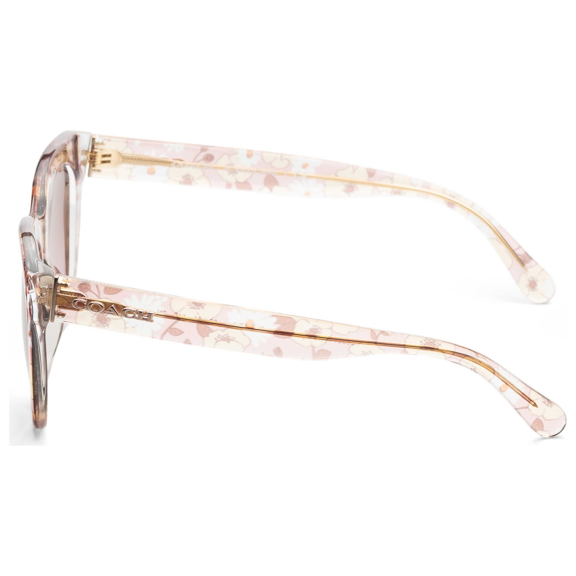 Left view of Coach Fashion Women's Sunglasses HC8318-569514-52