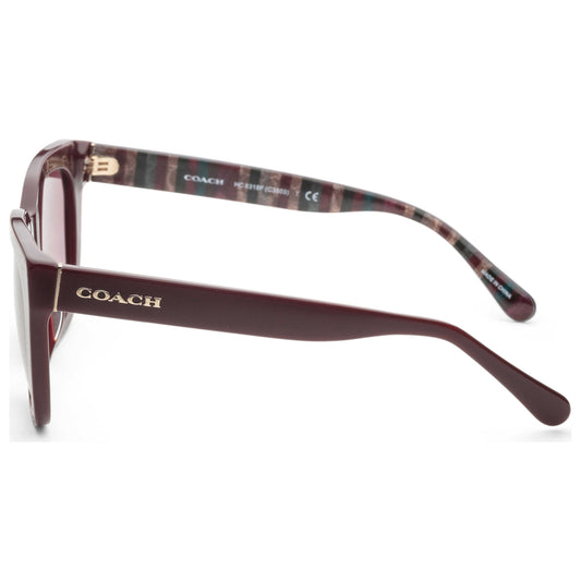 Left view of Coach Fashion Women's Sunglasses HC8318F-54798H-54