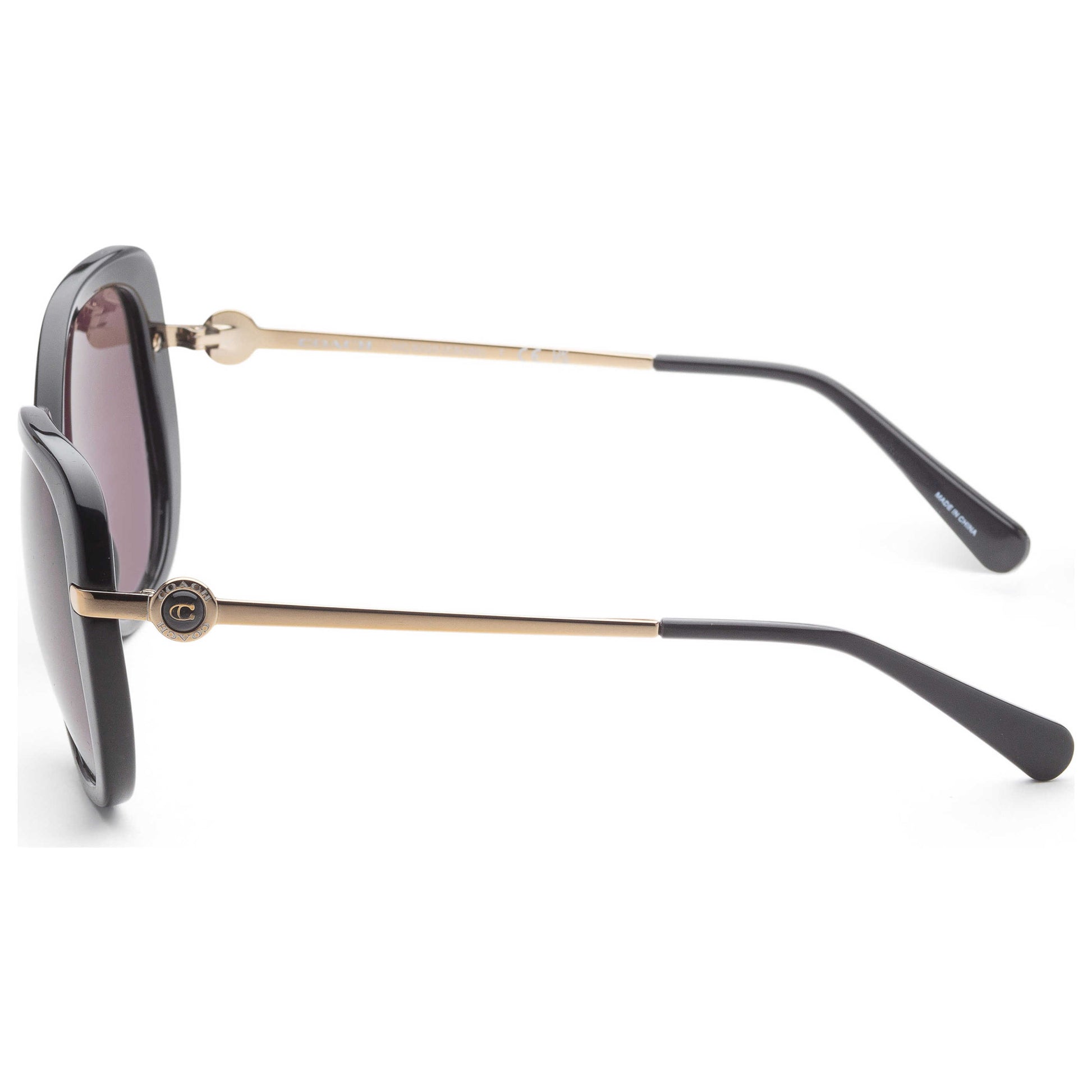 Left view of Coach Fashion Women's Sunglasses HC8320-50028G-55