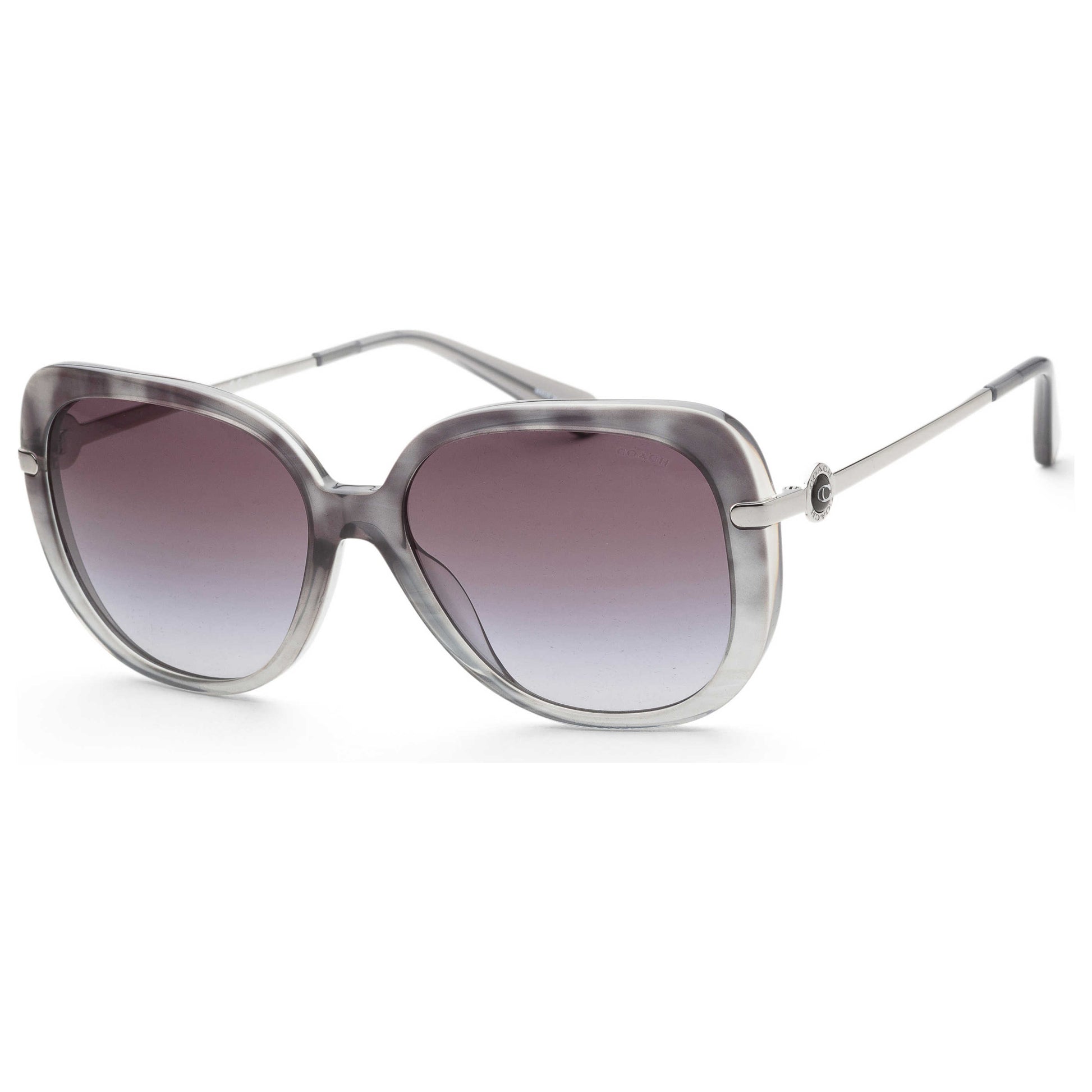 Front view of Coach Fashion Women's Sunglasses HC8320-56518G-55