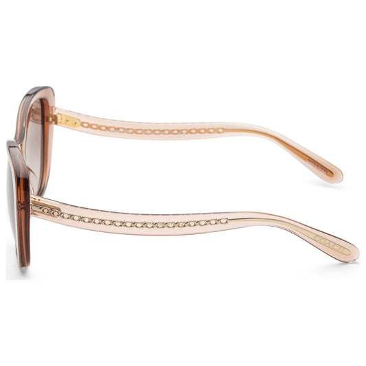 Left view of Coach Fashion Women's Sunglasses HC8322-565413-54