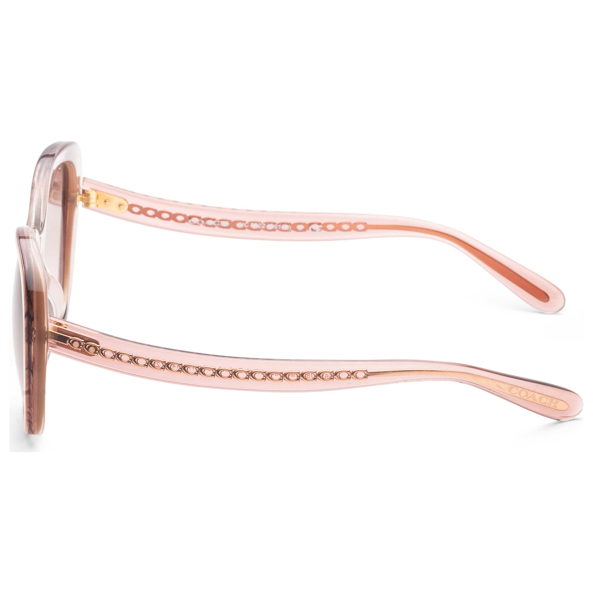 Left view of Coach Fashion Women's Sunglasses HC8322-5656U8-54