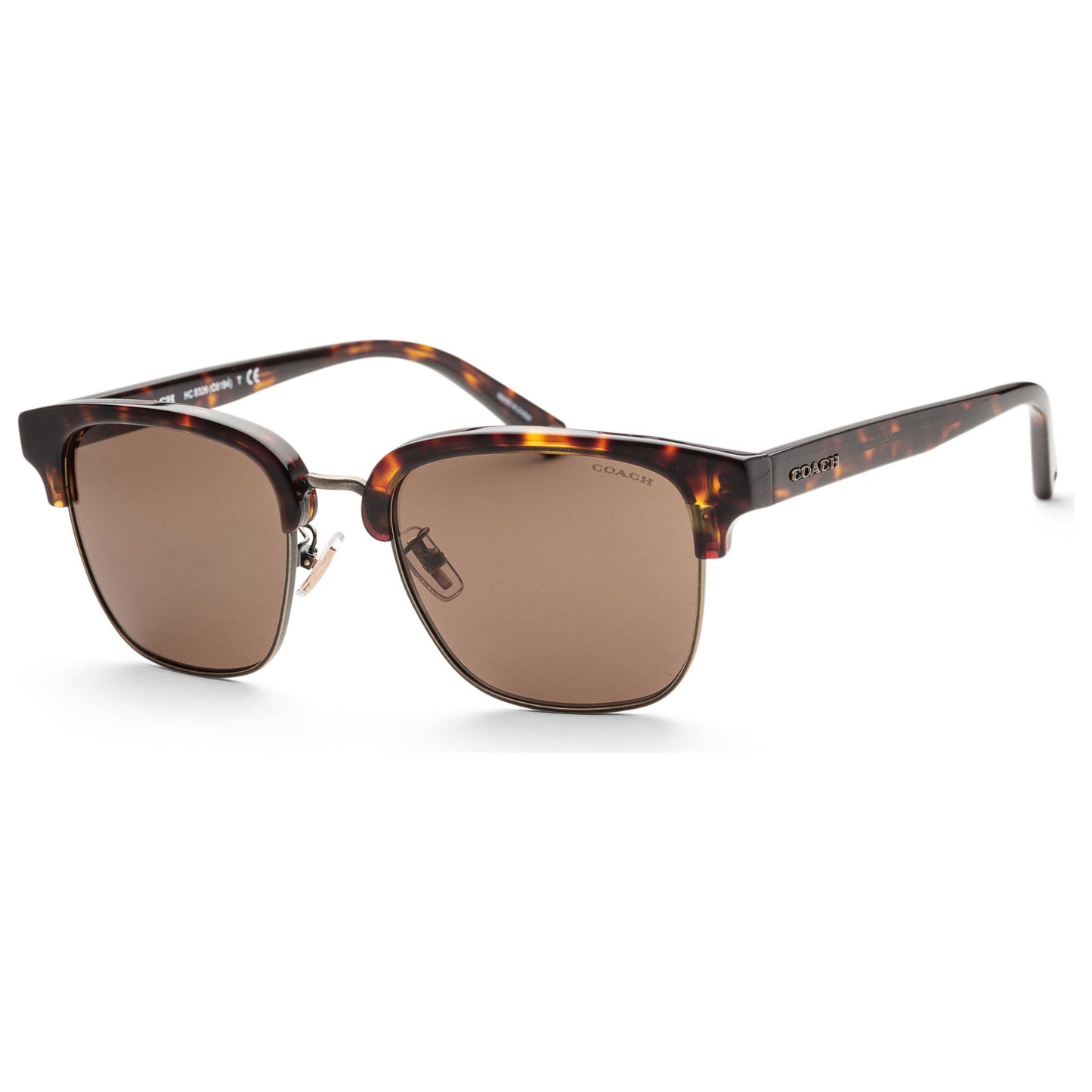 Front view of Coach Fashion Men's Sunglasses HC8326-512082-52