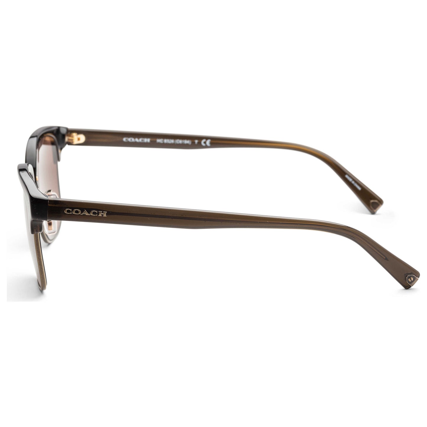 Left view of Coach Fashion Men's Sunglasses HC8326-520373-52