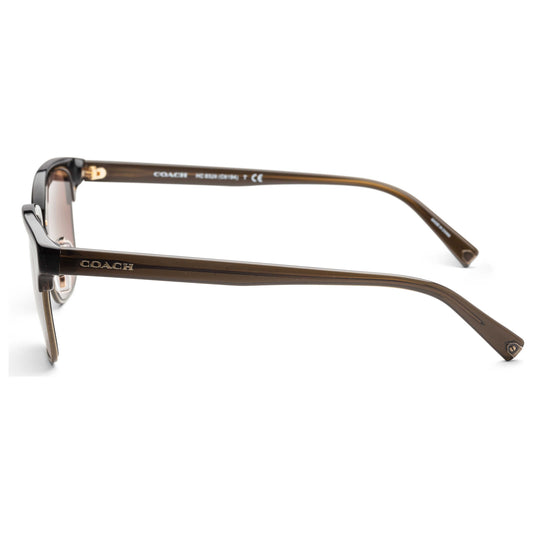 Left view of Coach Fashion Men's Sunglasses HC8326-520373-52