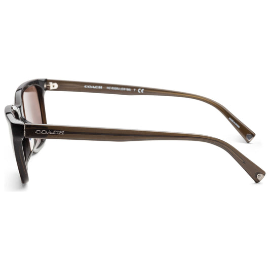 Left view of Coach Fashion Men's Sunglasses HC8328U-520382-57