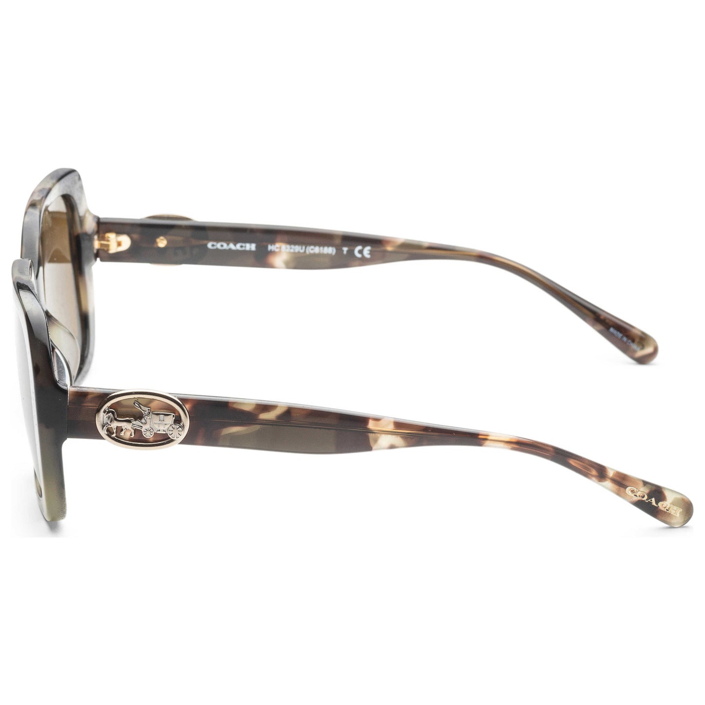 Left view of Coach Fashion Women's Sunglasses HC8329U-559273