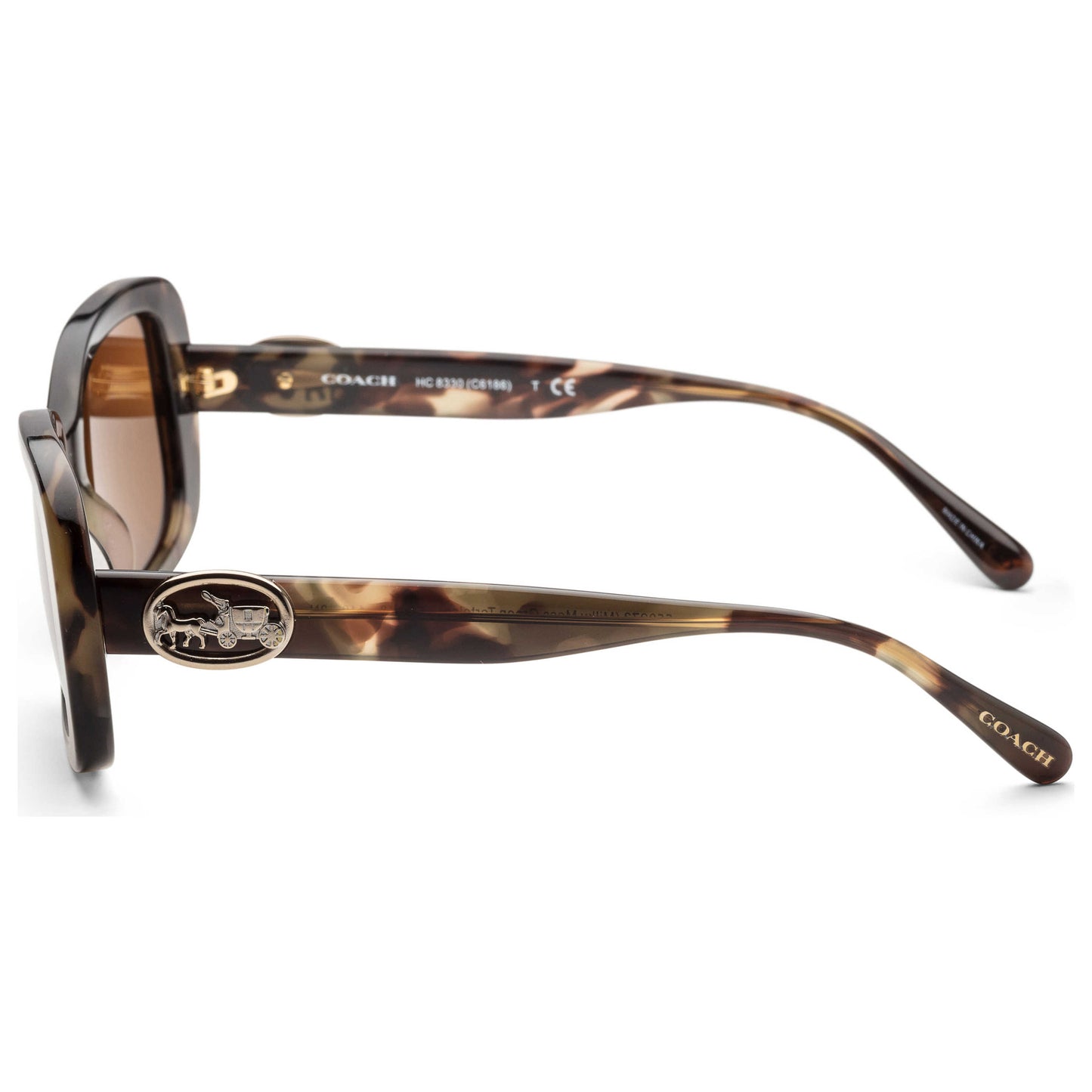 Left view of Coach Fashion Women's Sunglasses HC8330-559273-54