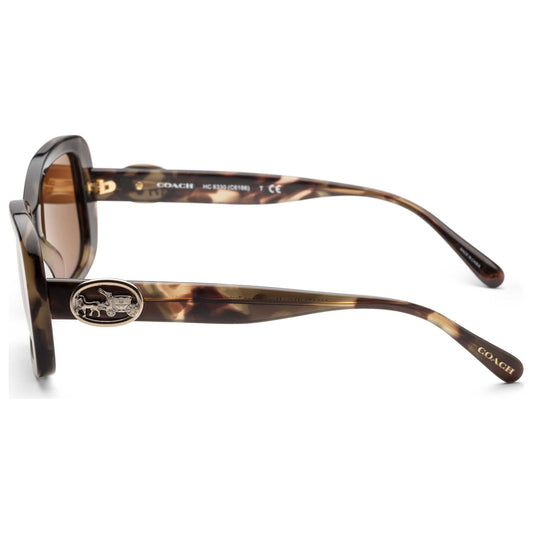 Left view of Coach Fashion Women's Sunglasses HC8330-559273-54