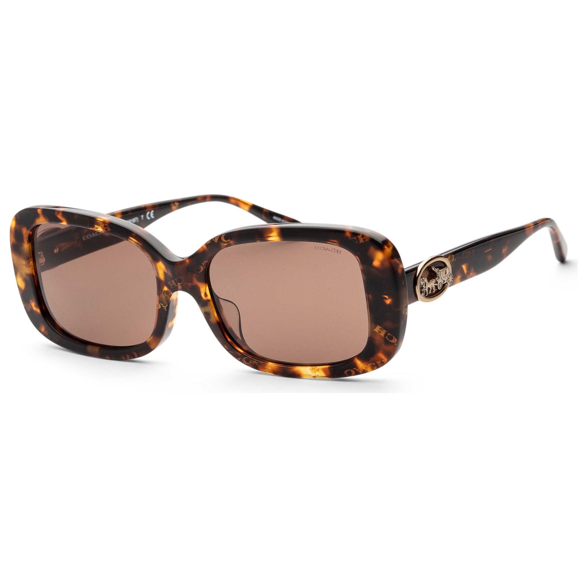 Front view of Coach Fashion Women's Sunglasses HC8330F-565973-56