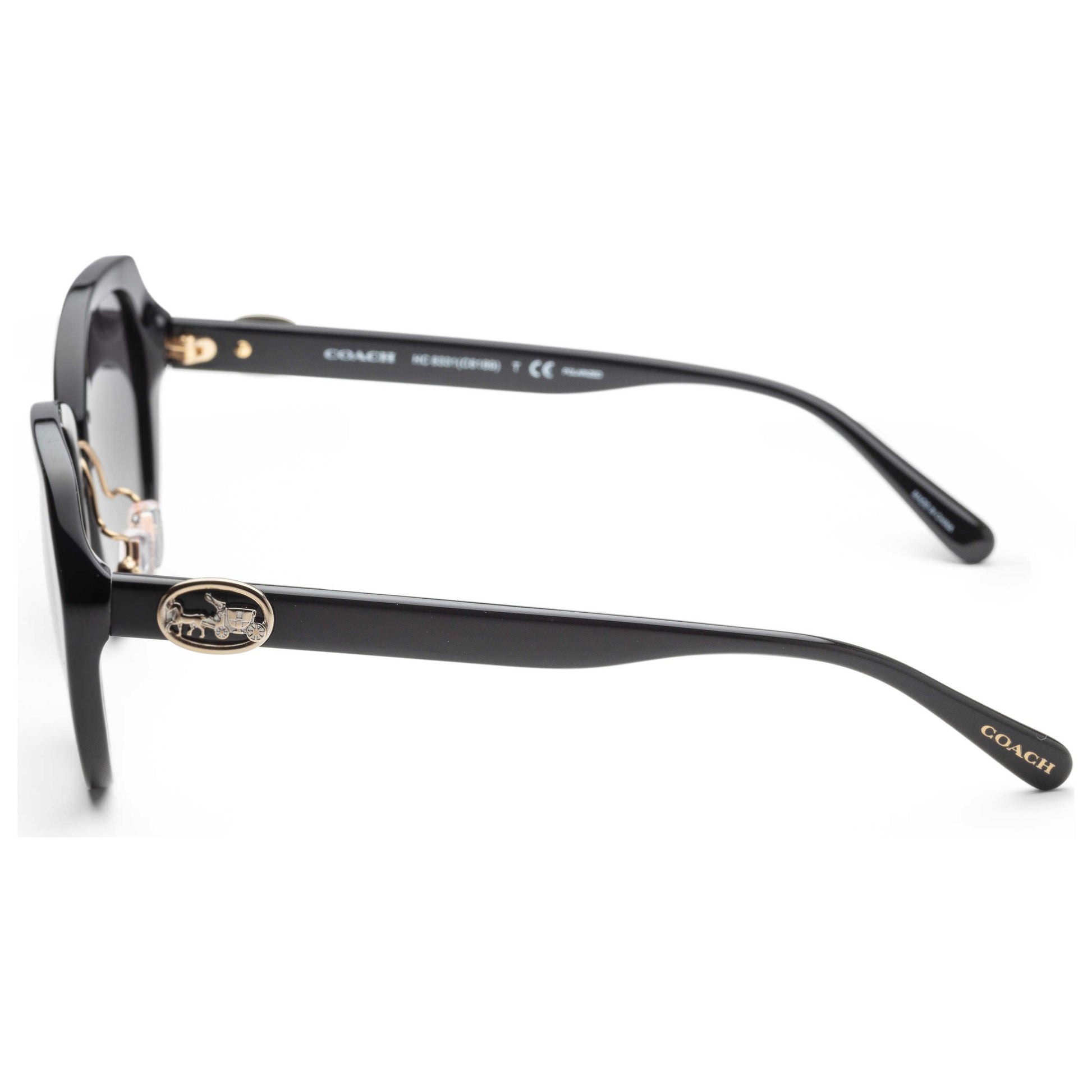 Left view of Coach Fashion Women's Sunglasses HC8331-5002T3-55