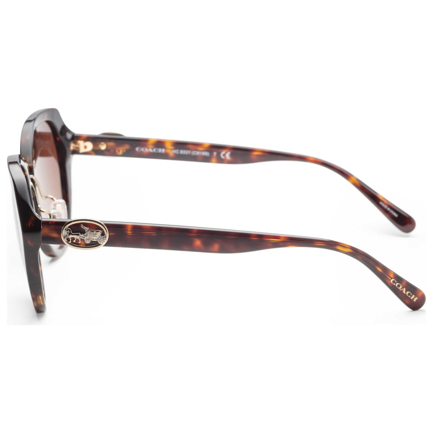 Left view of Coach Fashion Women's Sunglasses HC8331-512013-55