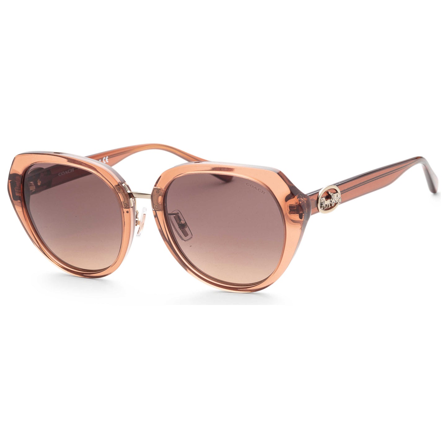 Front view of Coach Fashion Women's Sunglasses HC8331-5662G9-55
