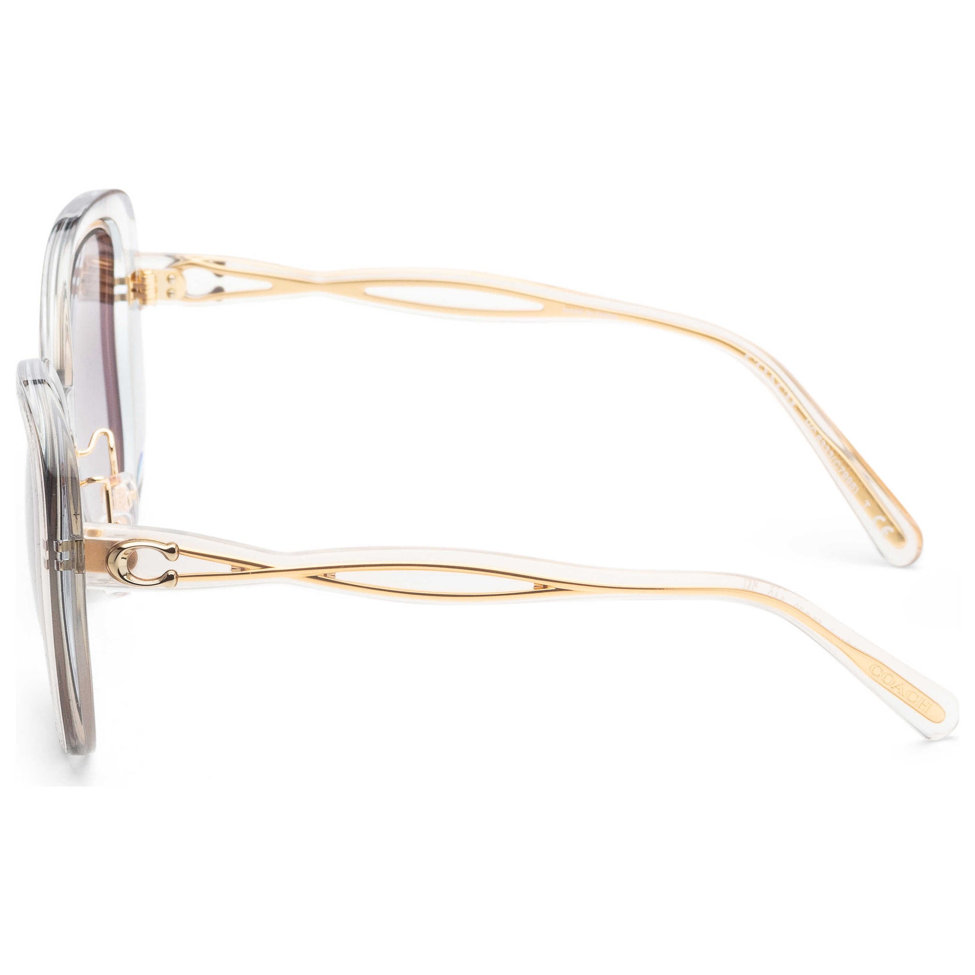 Left view of Coach Fashion Women's Sunglasses HC8333-56813C-53