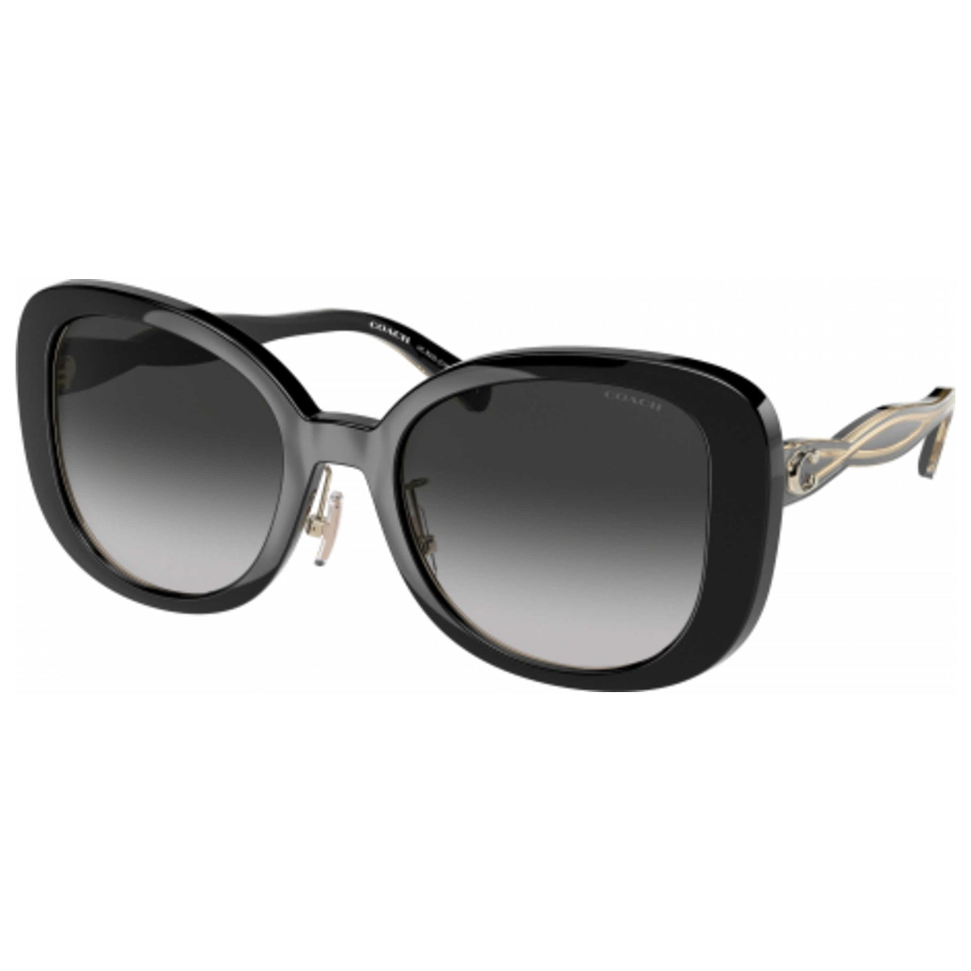 Front view of Coach Fashion Women's Sunglasses HC8334U-50023C-53