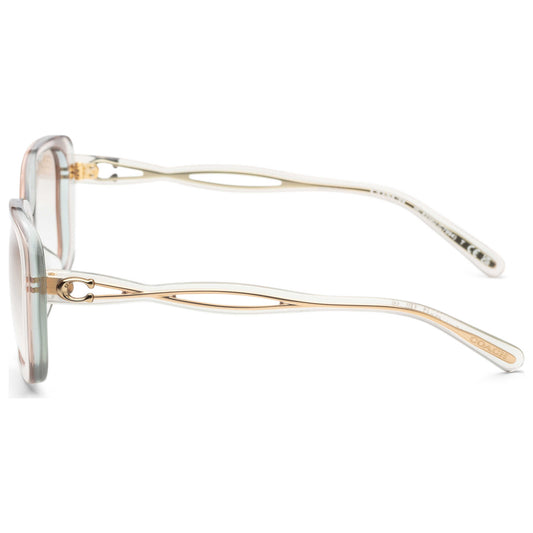 Left view of Coach Fashion Women's Sunglasses HC8334U-568111-53