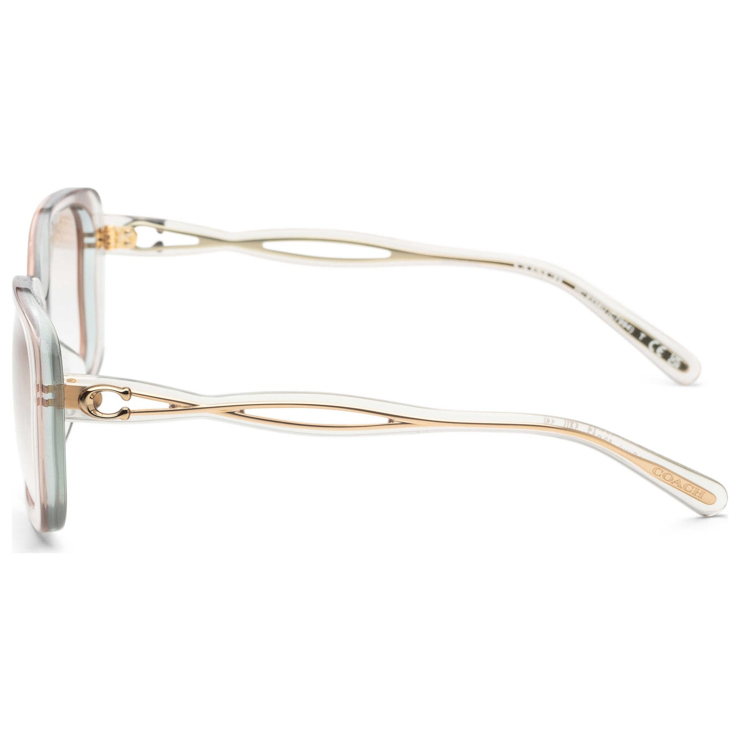 Left view of Coach Fashion Women's Sunglasses HC8334U-568111-53