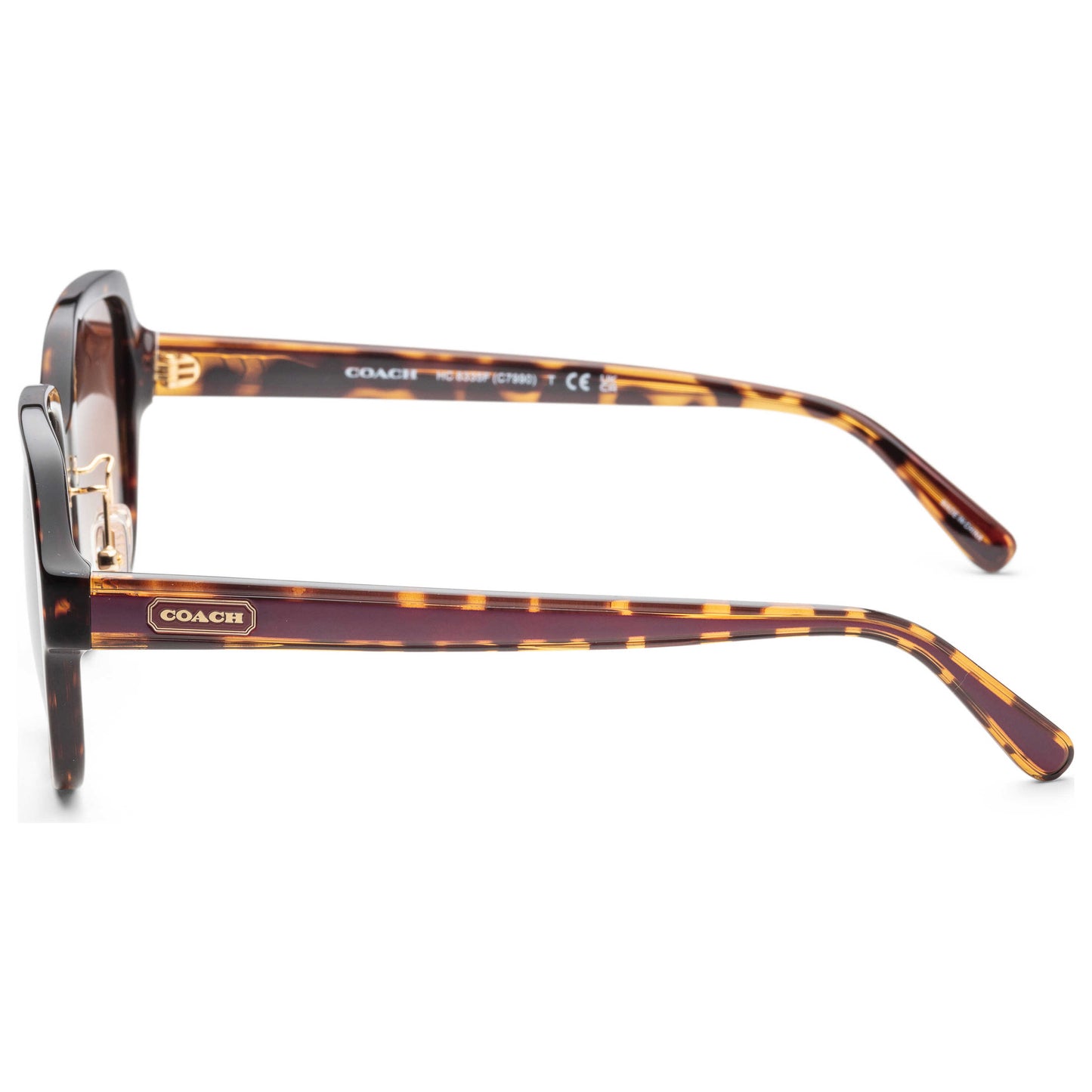 Left view of Coach Fashion Women's Sunglasses HC8335F-512013