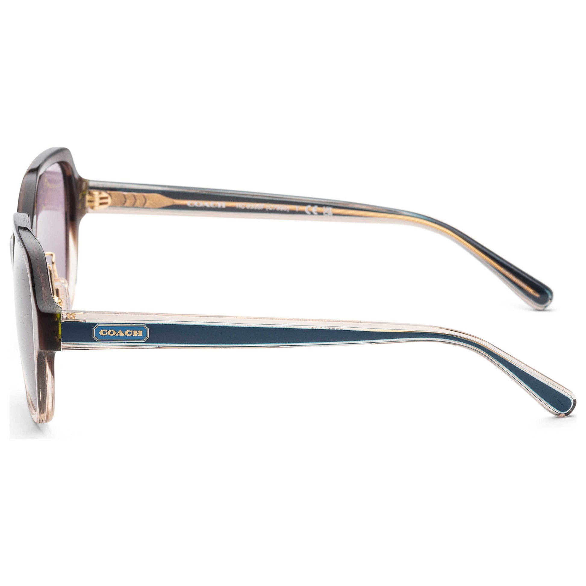 Left view of Coach Fashion Women's Sunglasses HC8335F-56781A-56