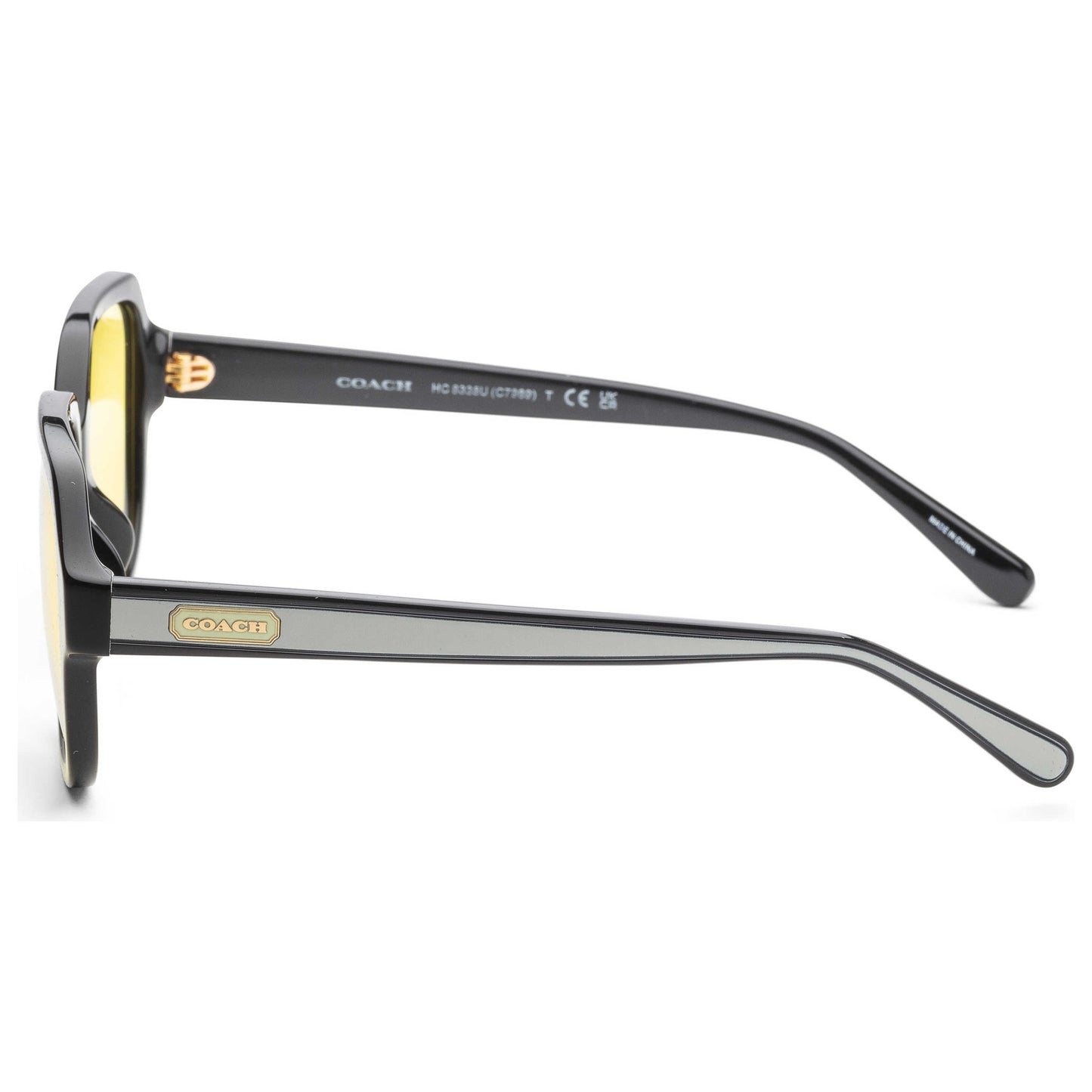 Left view of Coach Fashion Women's Sunglasses HC8335U-500285-53