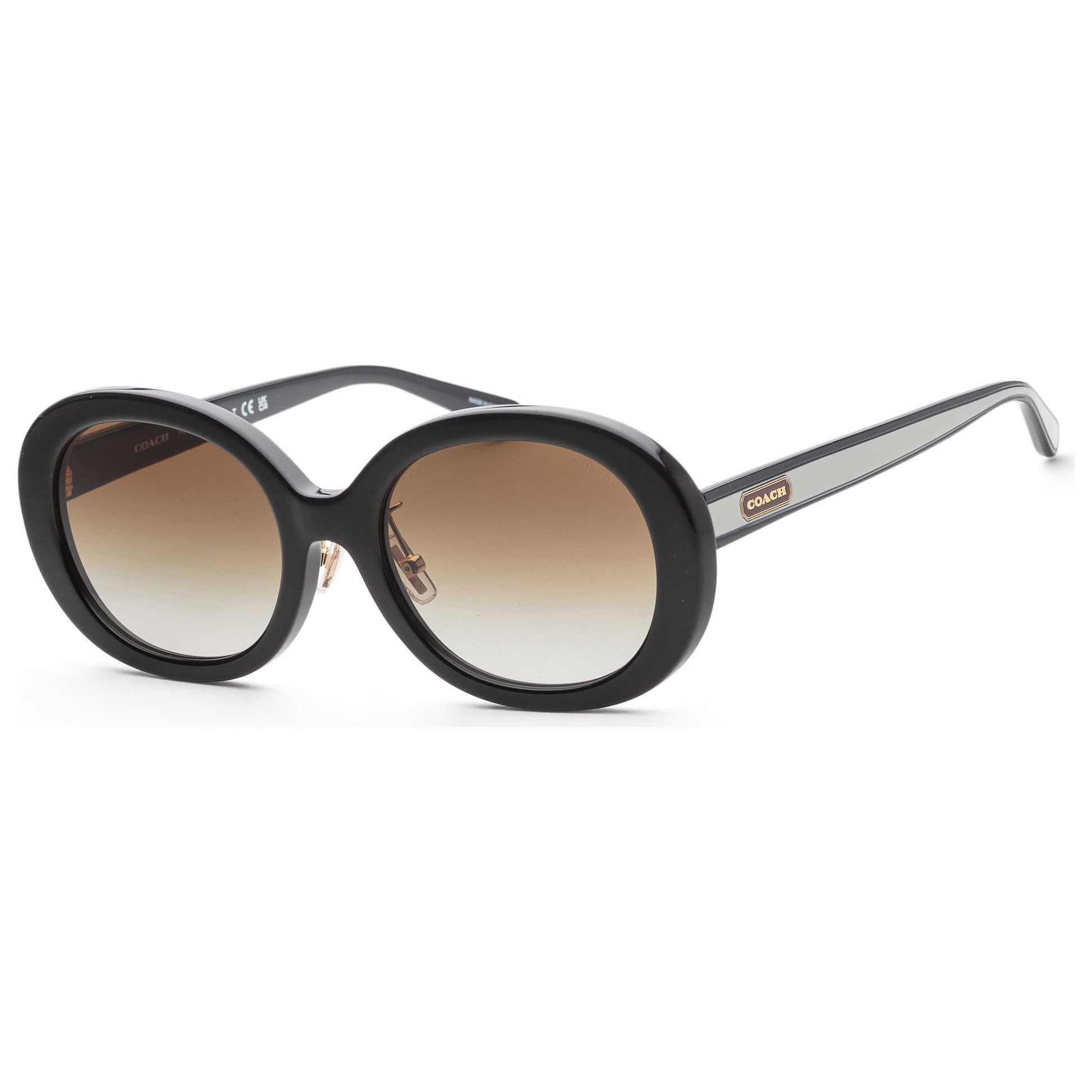 Front view of Coach Fashion Women's Sunglasses HC8337F-50027Z-55
