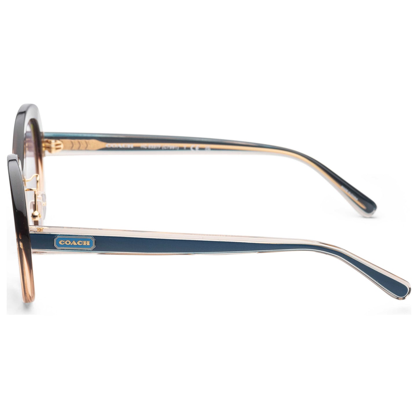 Left view of Coach Fashion Women's Sunglasses HC8337F-56781A-55