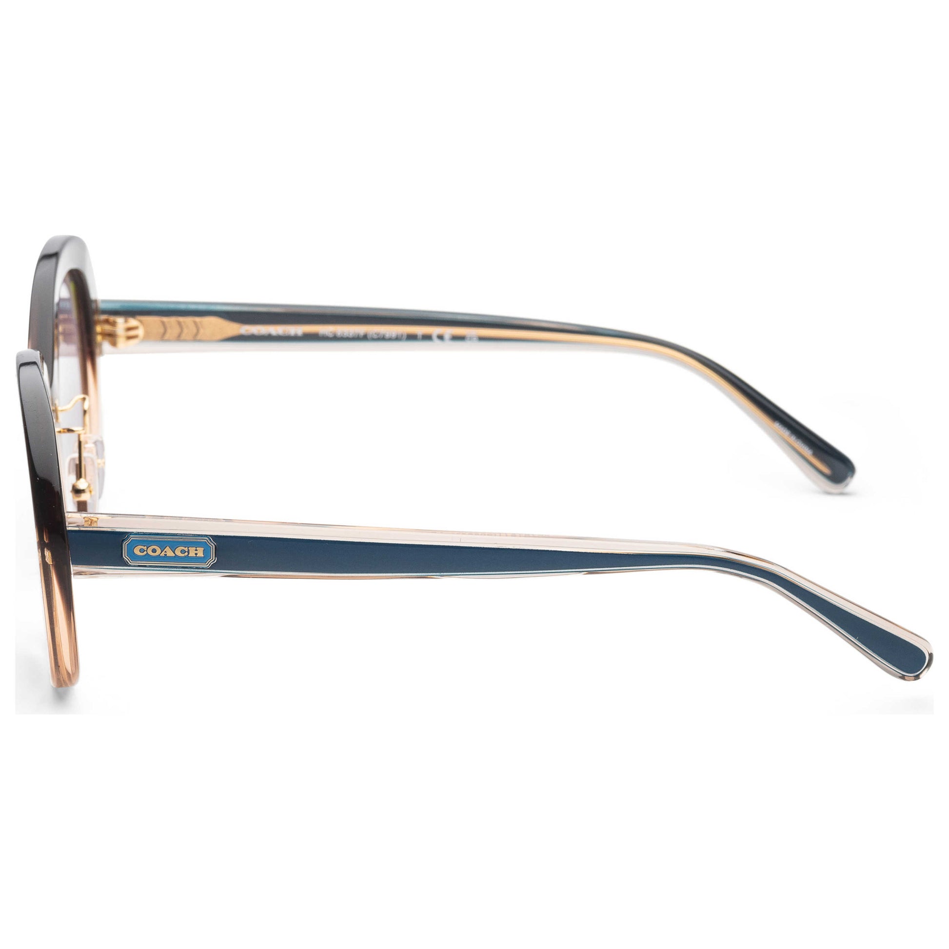 Left view of Coach Fashion Women's Sunglasses HC8337F-56781A-55