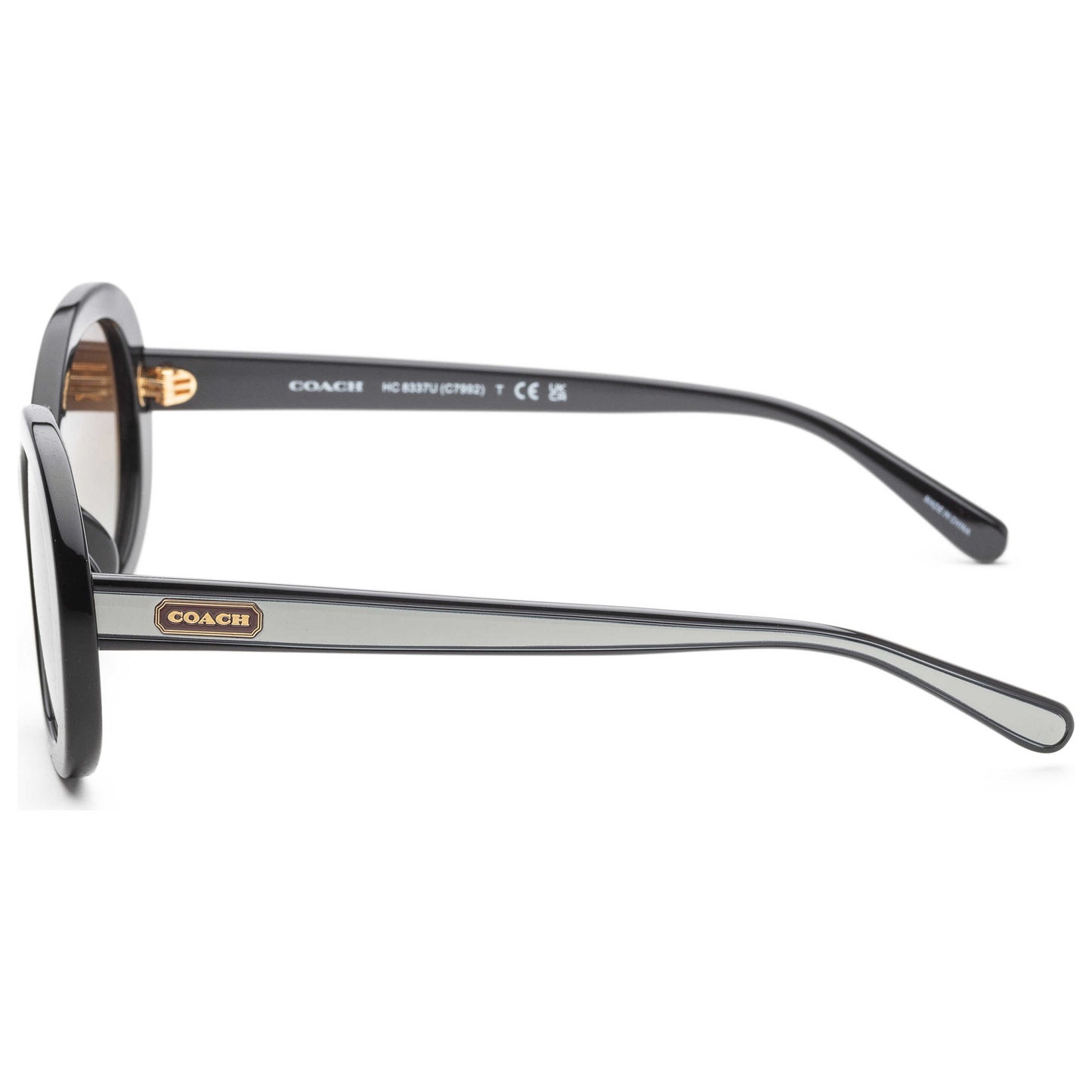Left view of Coach Fashion Women's Sunglasses HC8337U-50027Z-52