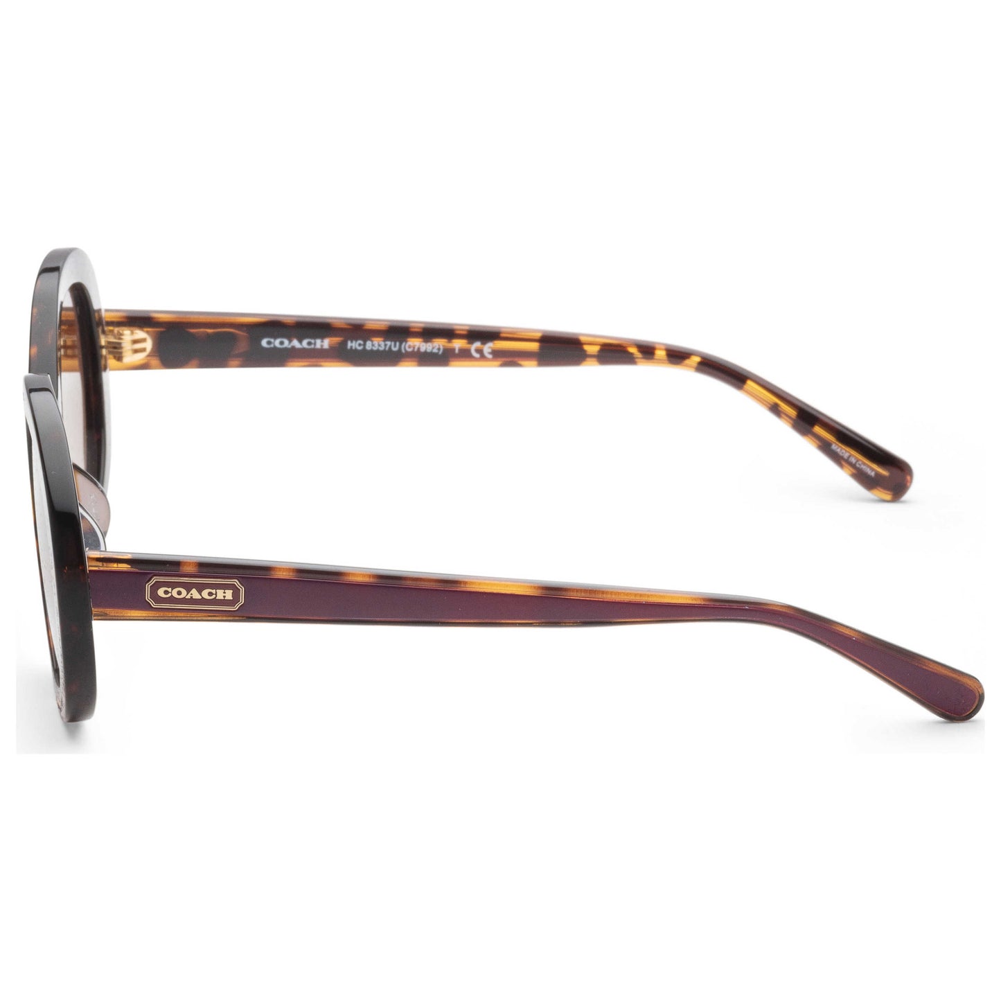 Left view of Coach Fashion Women's Sunglasses HC8337U-512013