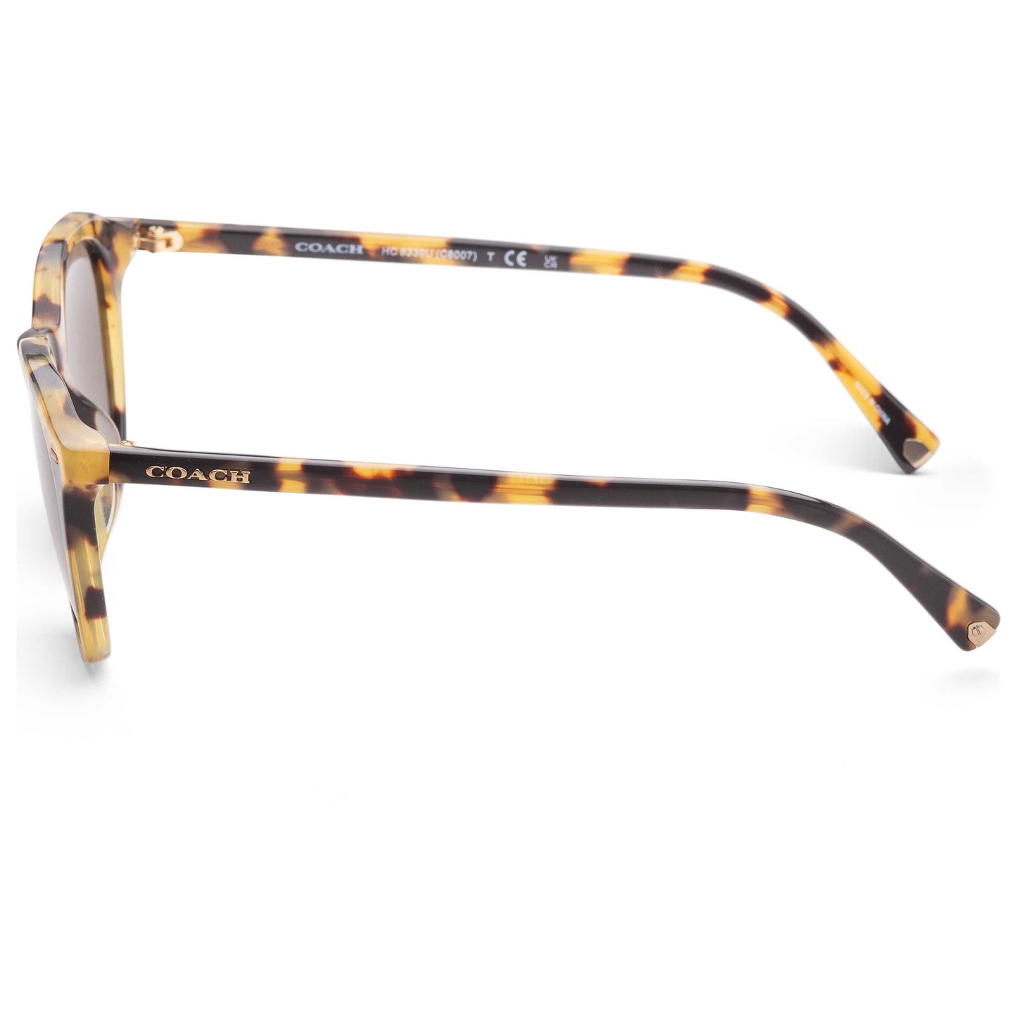 Left view of Coach Fashion Men's Sunglasses HC8339U-51713