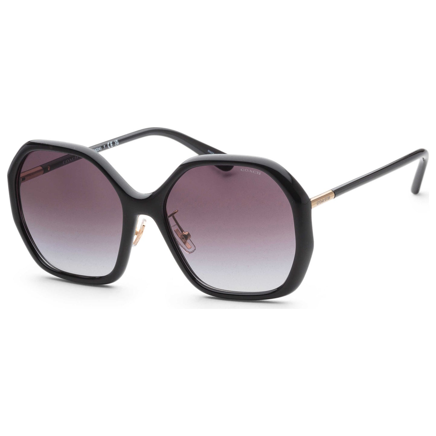 Front view of Coach Fashion Women's Sunglasses HC8343-50028G-57
