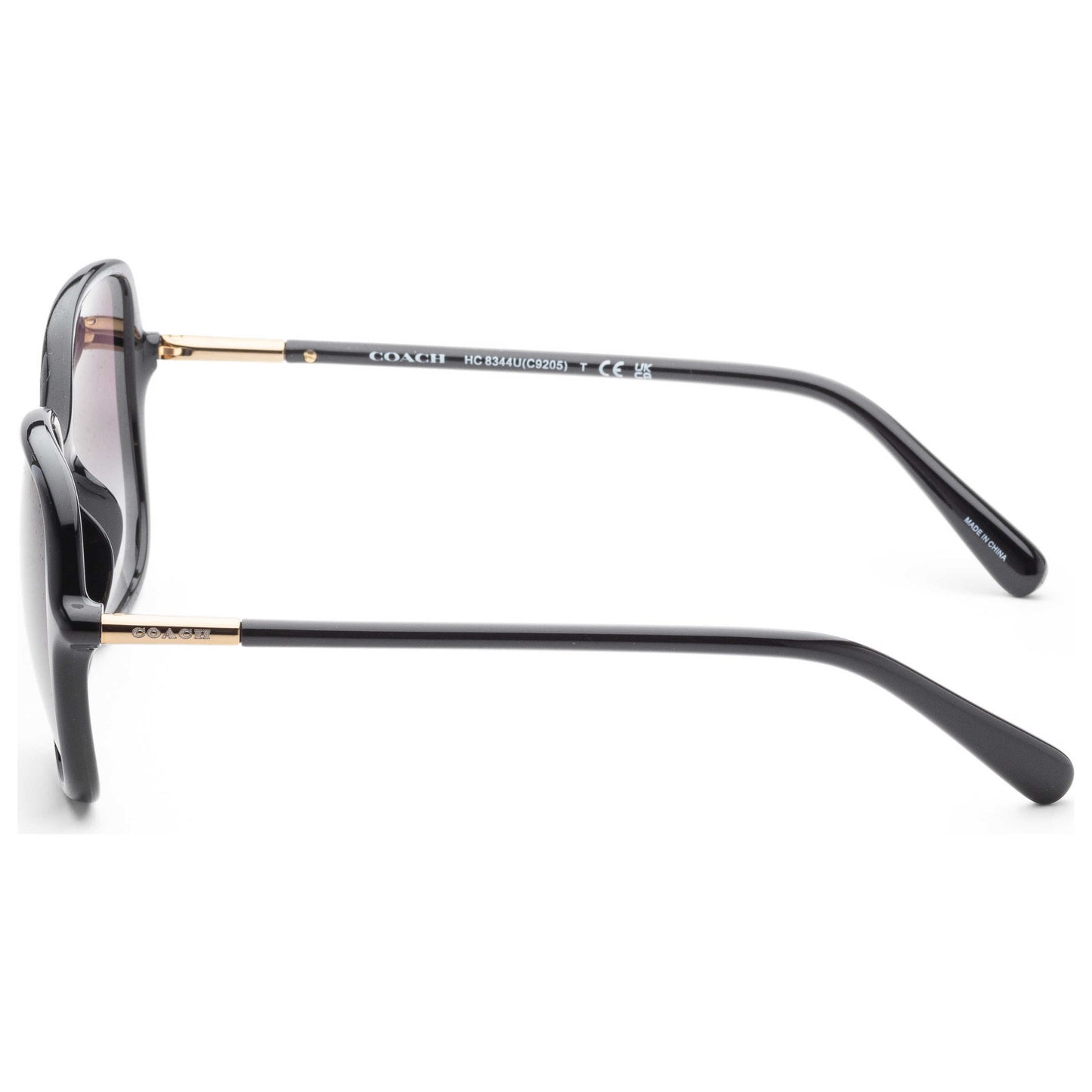 Left view of Coach Fashion Women's Sunglasses HC8344U-50028G-55