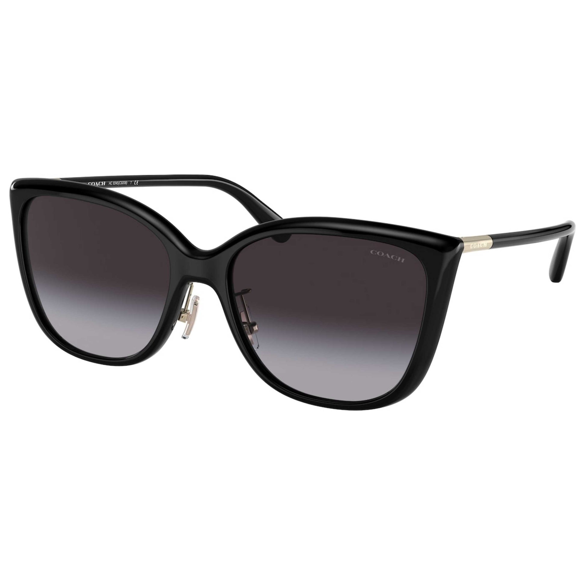 Front view of Coach Fashion Women's Sunglasses HC8345-50028G-57