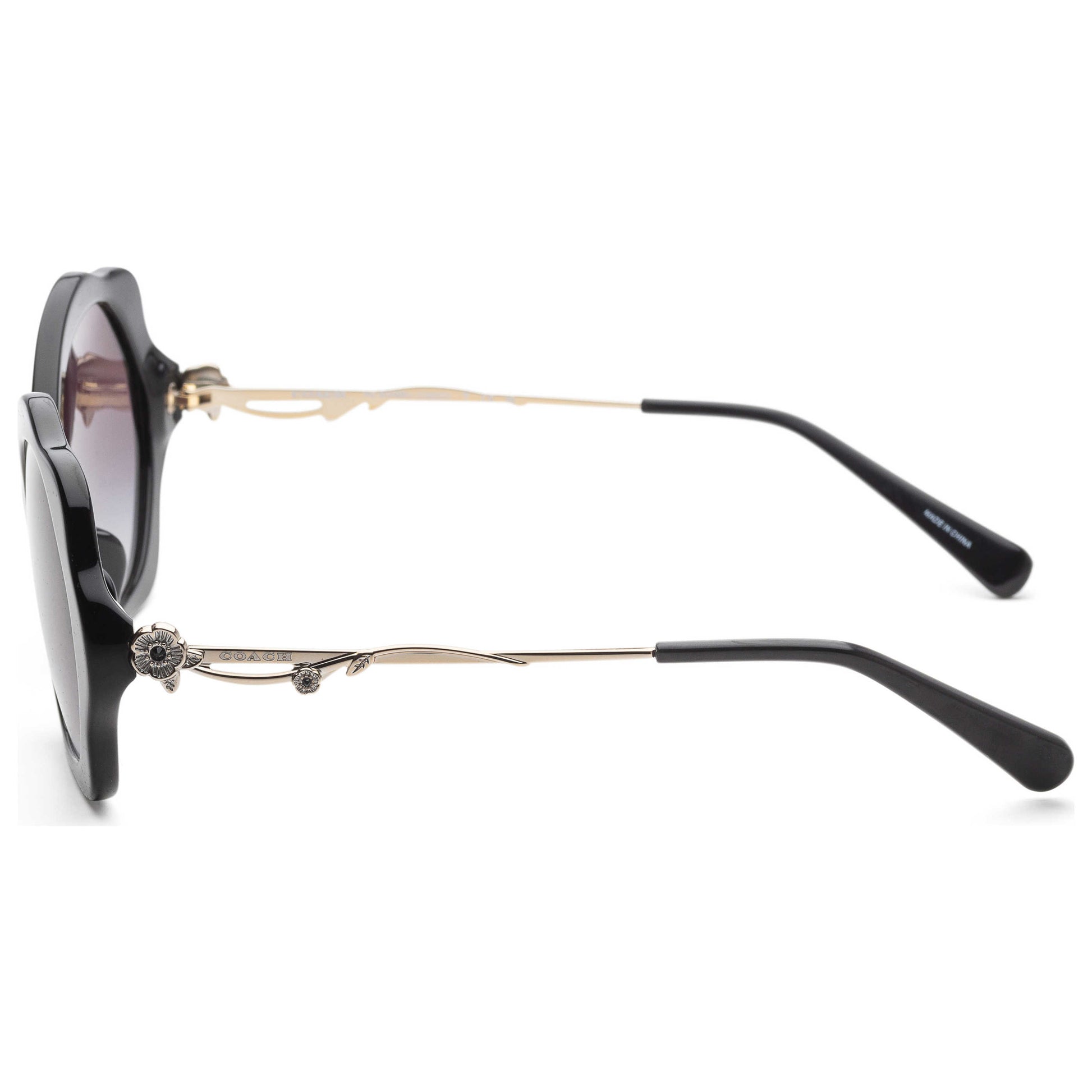 Left view of Coach Fashion Women's Sunglasses HC8346BU-50028G-55